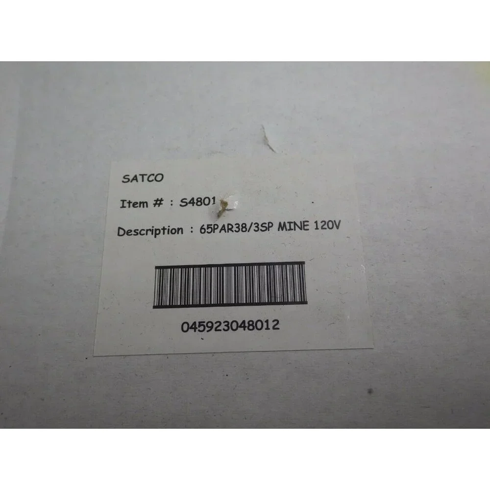 Satco Light Bulb 65PAR38/3FL MINE 80314 S4801